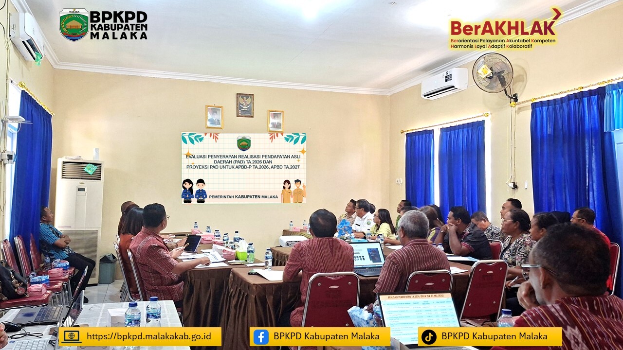 RAPAT TAPD PEMBAHASAN REALISASI PAD TA 2026 DAN RENCANA TARGET PAD TA 2027